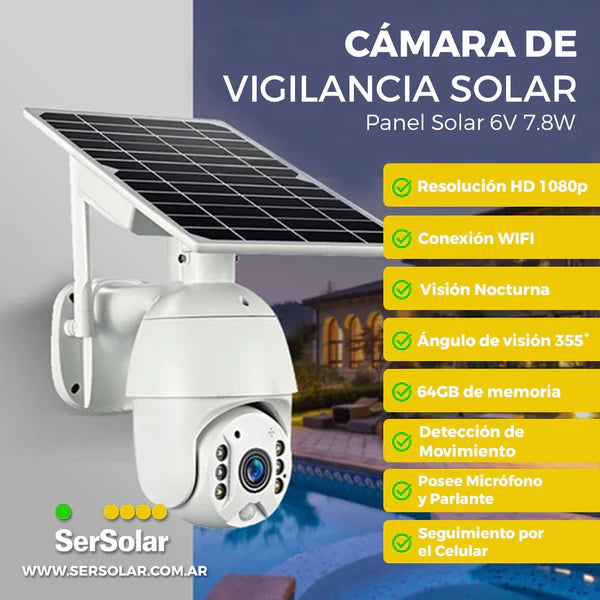 Guardia Solar Cámara Inteligente Exterior